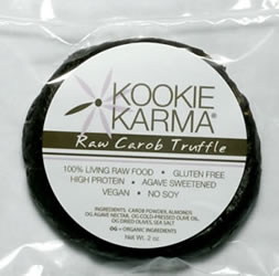 Raw Carob Truffle Cookie