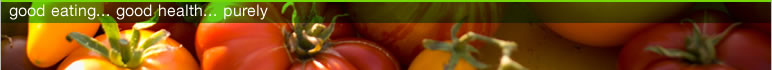 PureFood Good Eating... Good Health... Header Image
